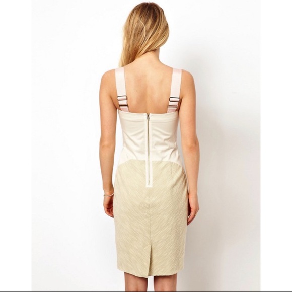 Ted Baker | body con dress boucle pale RELISTED - Picture 8 of 16